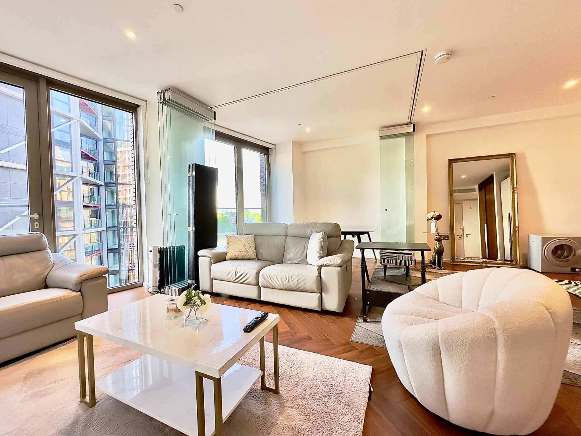 Lavish Penthouse River View Fast Wifi - Luxurylondonstays Екстериор снимка