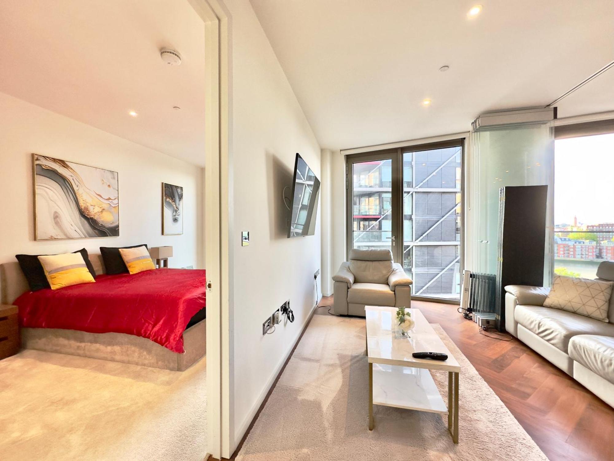 Lavish Penthouse River View Fast Wifi - Luxurylondonstays Екстериор снимка