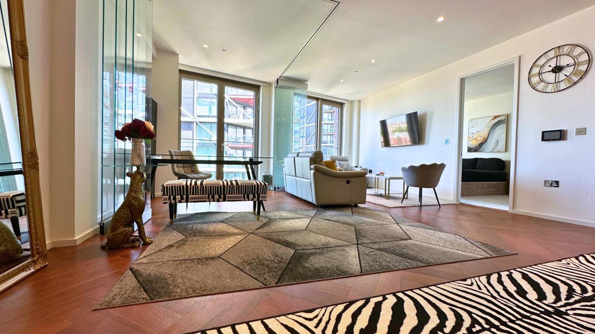 Lavish Penthouse River View Fast Wifi - Luxurylondonstays Екстериор снимка