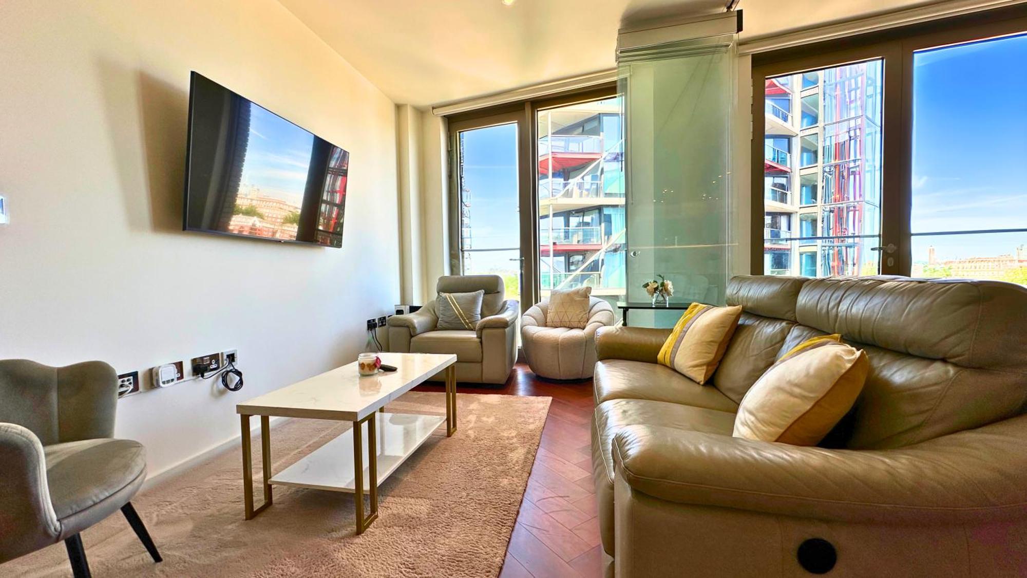Lavish Penthouse River View Fast Wifi - Luxurylondonstays Екстериор снимка