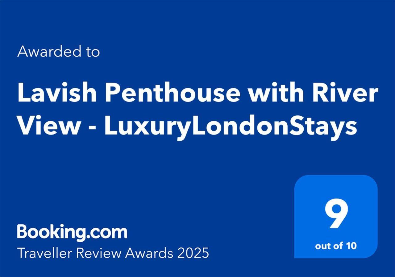Lavish Penthouse River View Fast Wifi - Luxurylondonstays Екстериор снимка